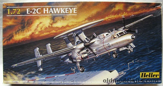 Heller 1/72 Grumman E-2C Hawkeye - French Navy (ex-Fujimi), 80349 plastic model kit